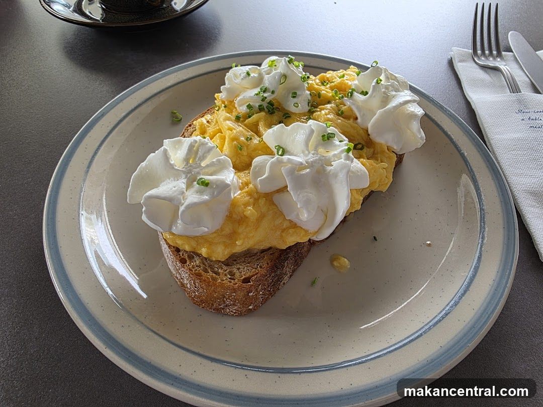 Scrambled Eggs on Toast