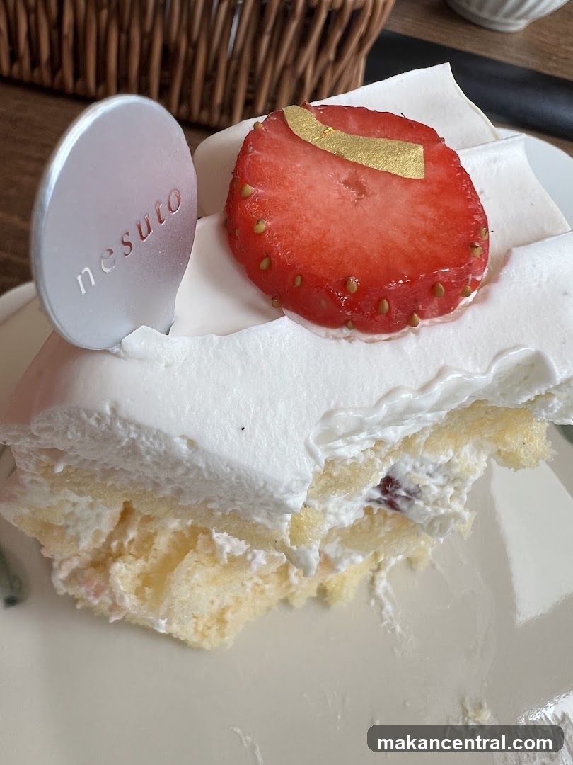 Strawberry Cake Slice