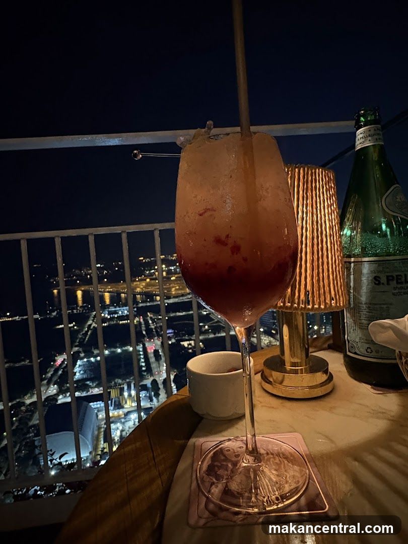 Cocktail with City View