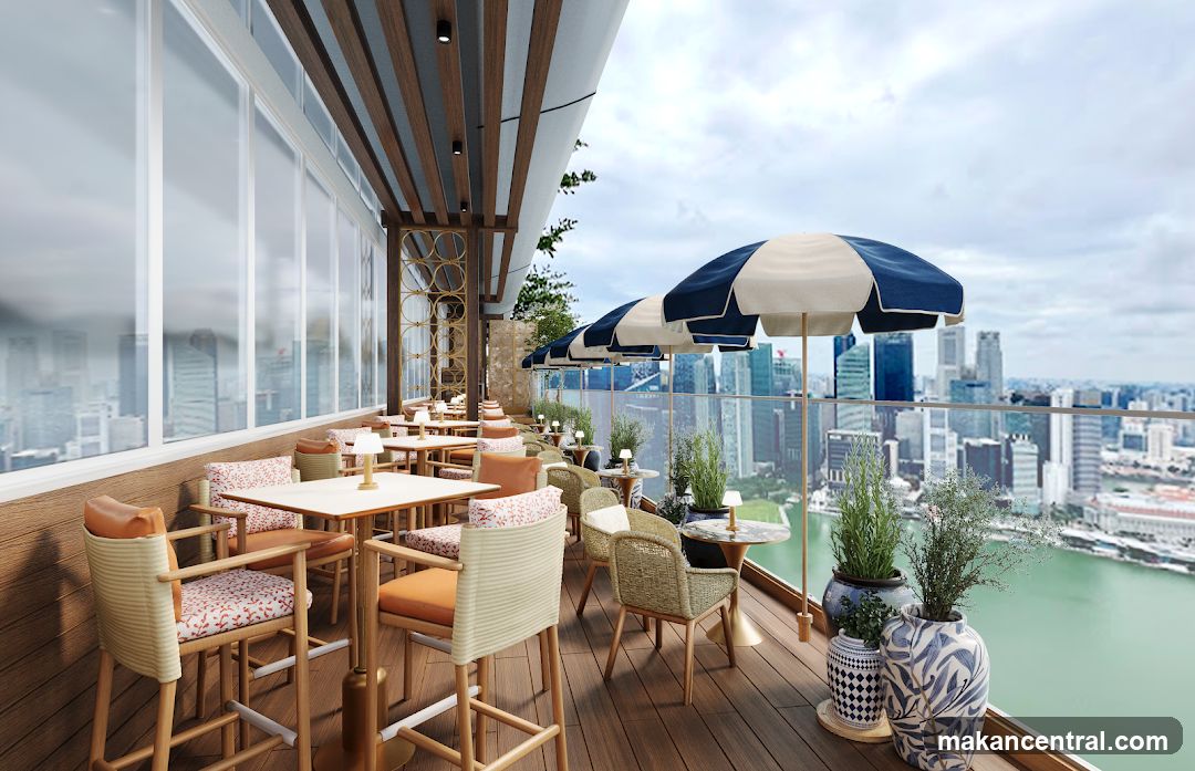 Rooftop Restaurant Seating