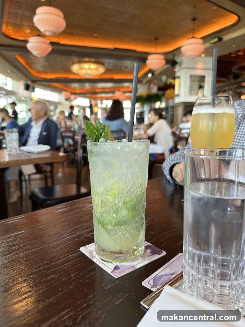 Cocktails on a table