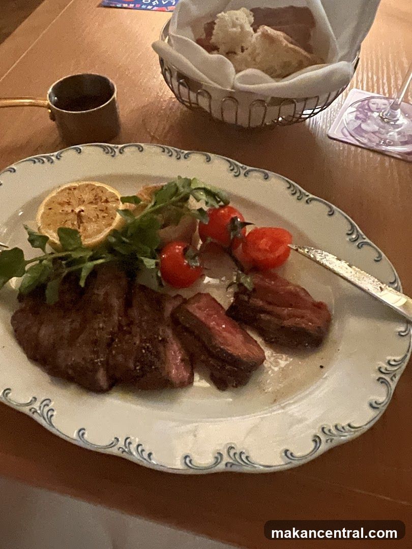 Sliced Steak Dinner