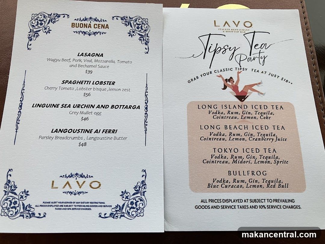 LAVO Italian Restaurant & Rooftop Bar - Tipsy Tea Party