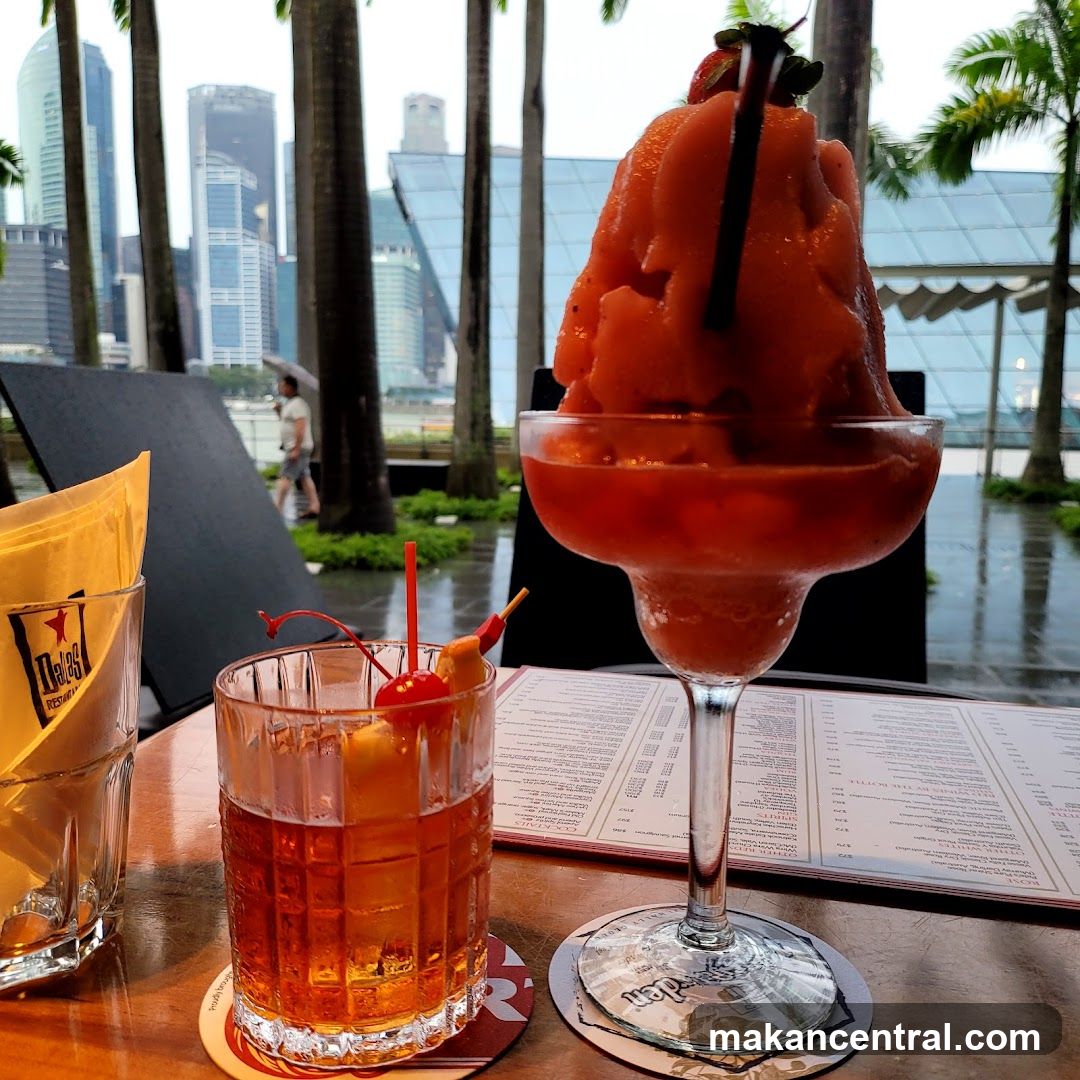 Cocktails with a City View