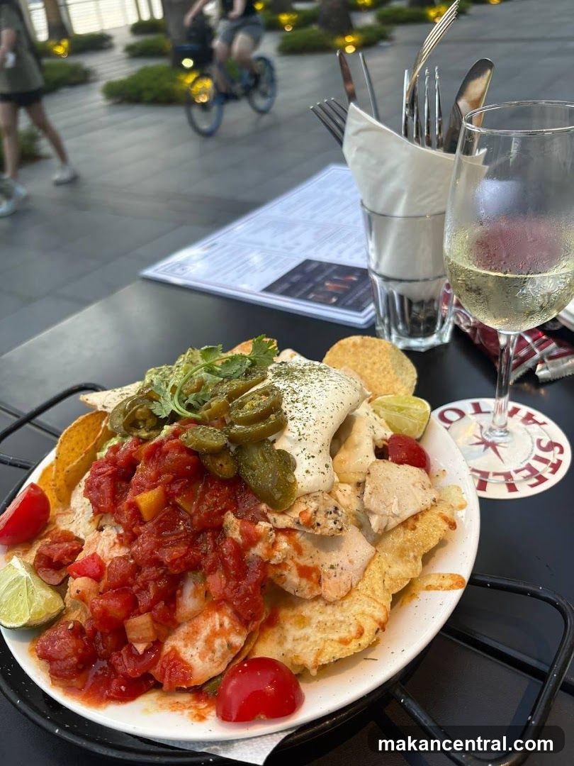 Nachos and White Wine
