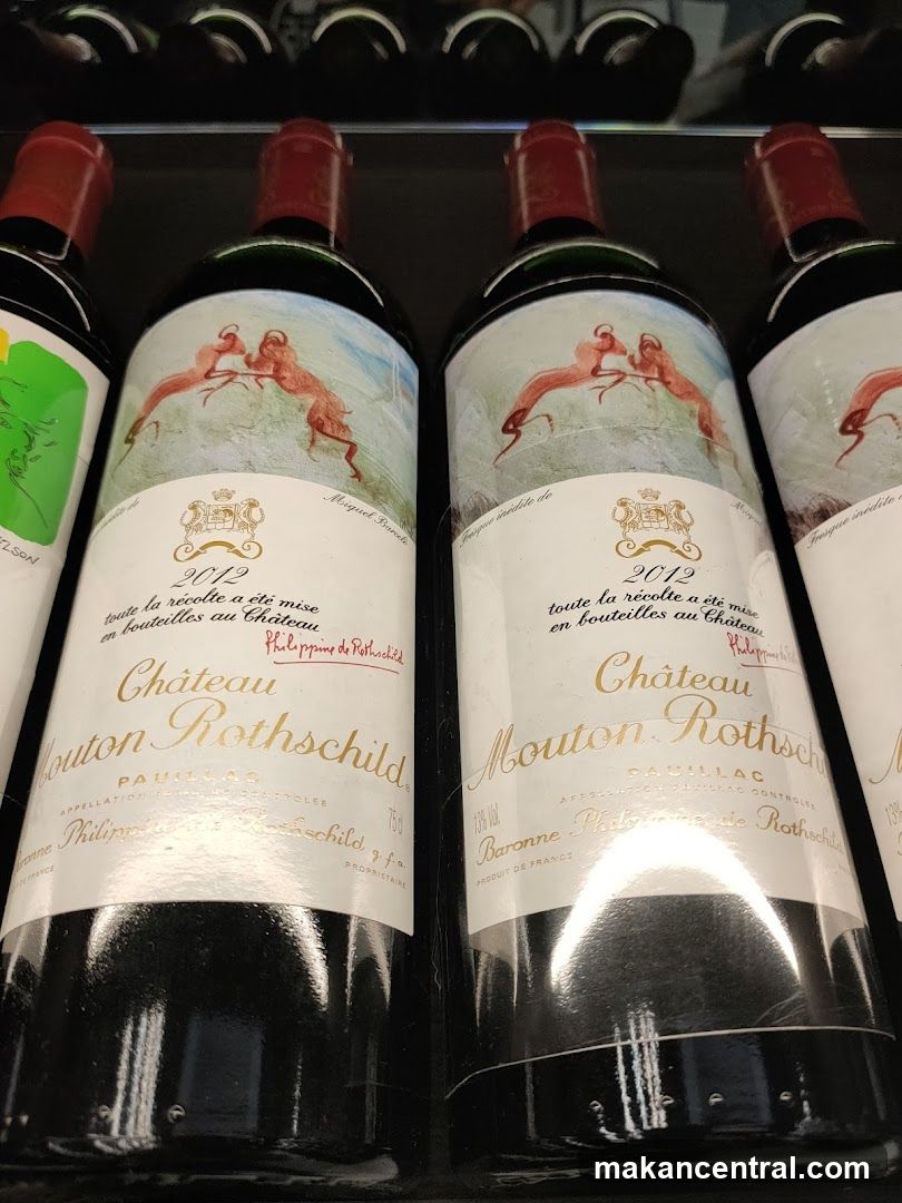 Chateau Mouton Rothschild Wine Bottles