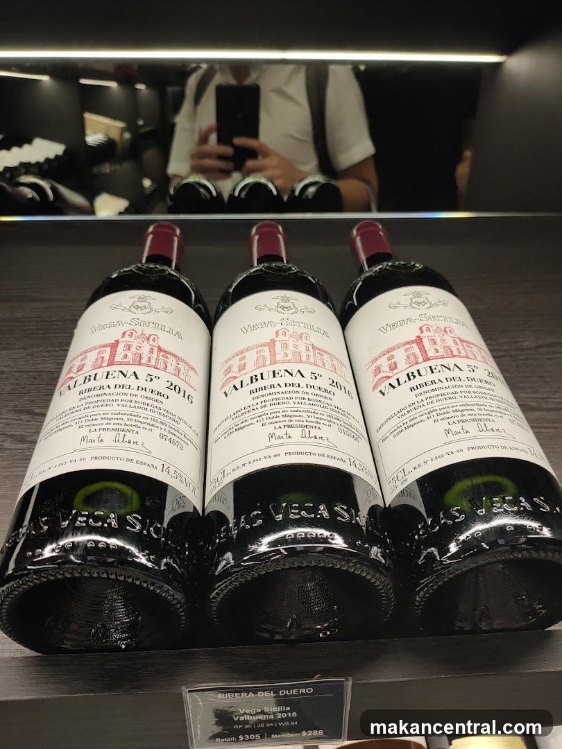 Vega Sicilia Valbuena 2016 Wine Bottles