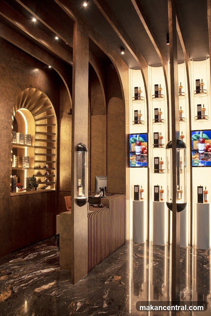 Interior of a luxury retail store