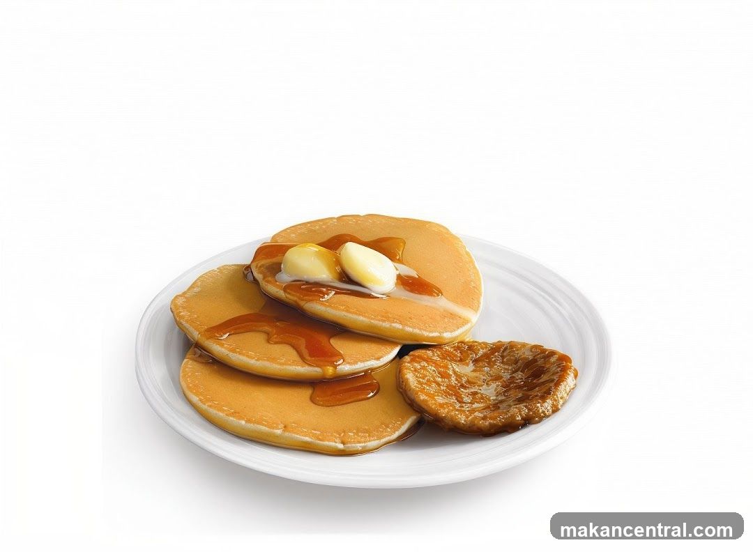 Pancakes with Sausage Patty