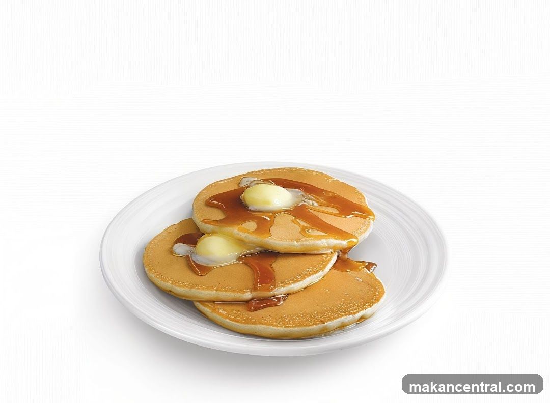 Pancakes with Butter and Syrup