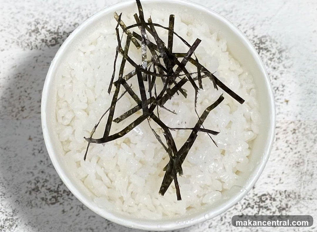 Bowl of Rice with Seaweed