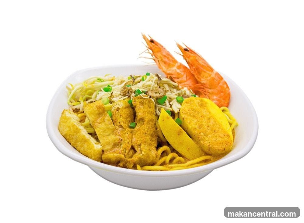 Noodle Dish with Shrimp and Tofu