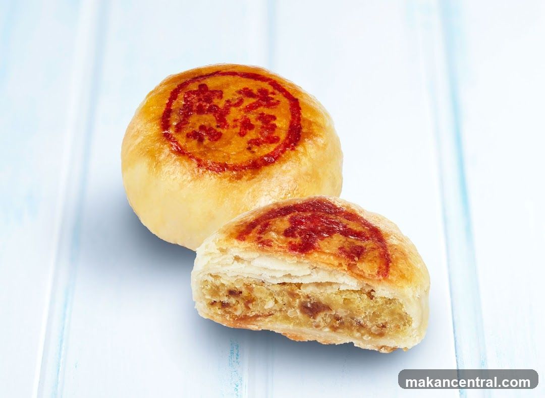 Pastries with Red Stamped Designs