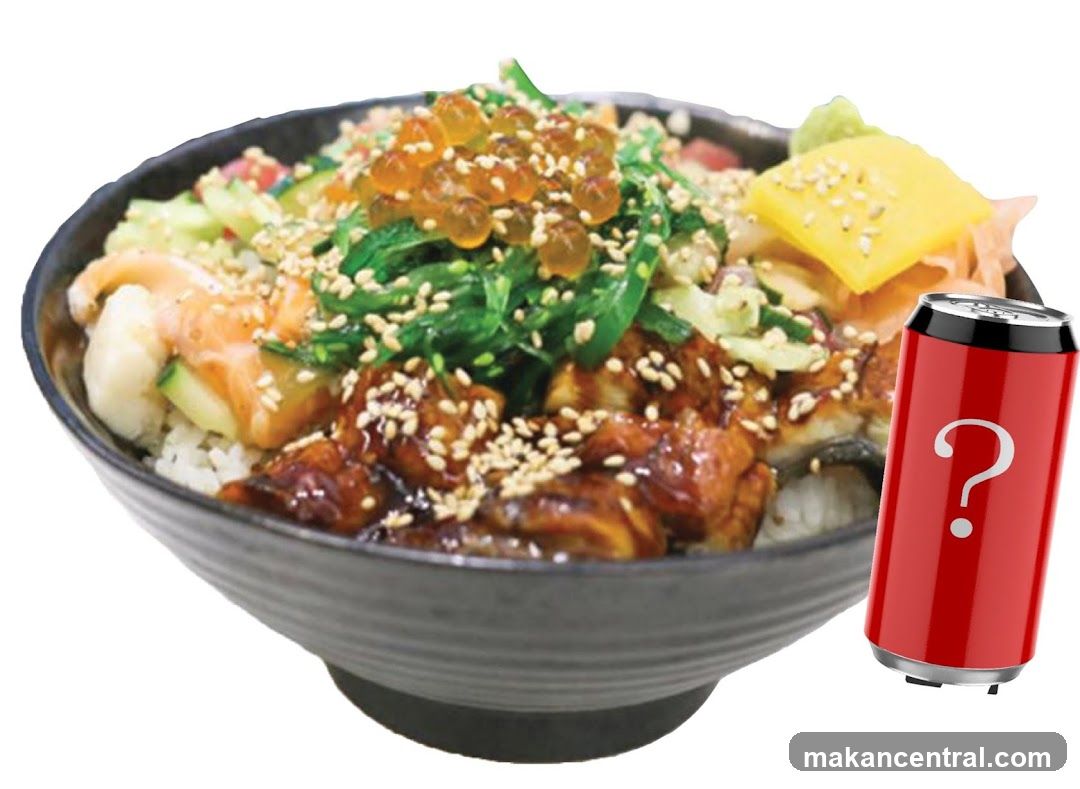Donburi with Salmon and Eel