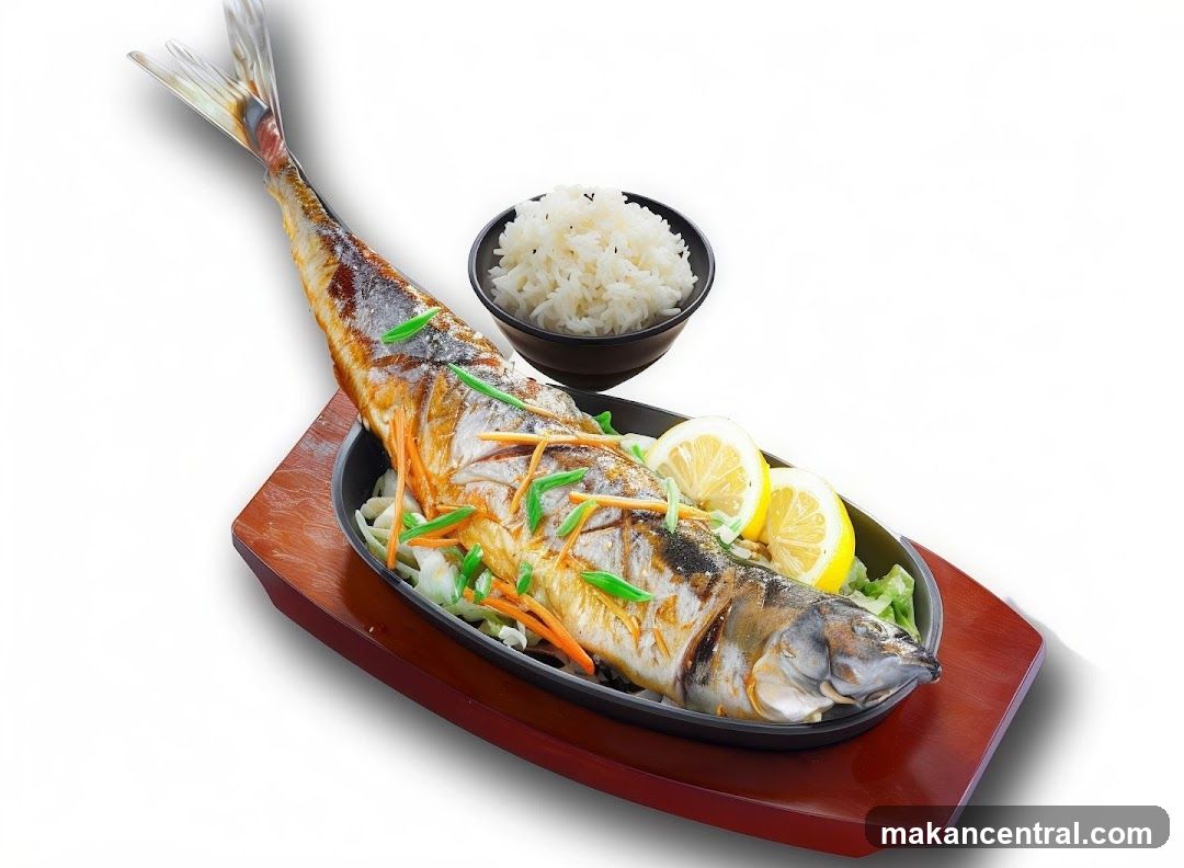 Grilled Fish with Rice