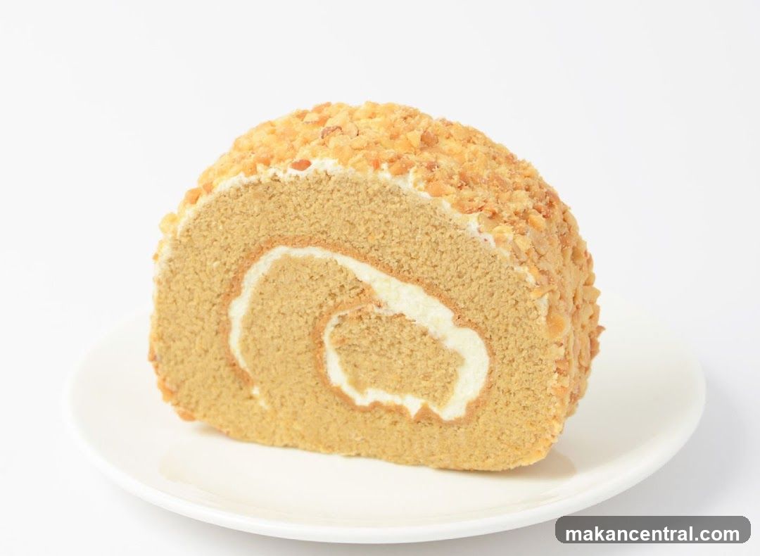 Coffee Swiss Roll Cake