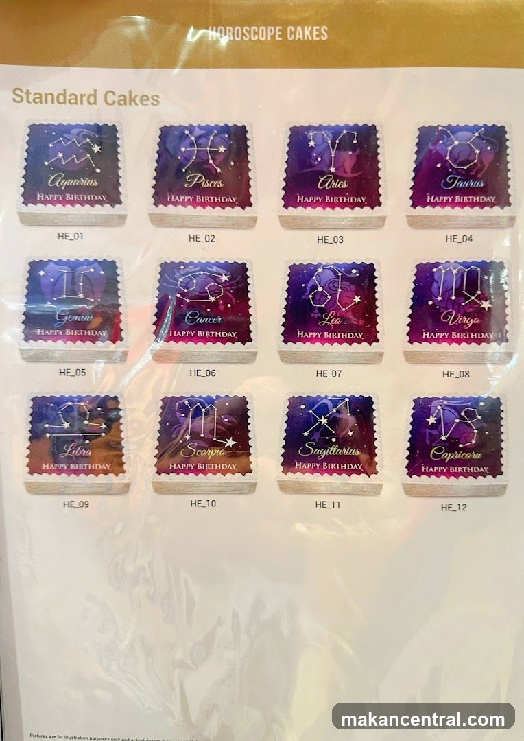 Horoscope Cakes - Standard Cakes