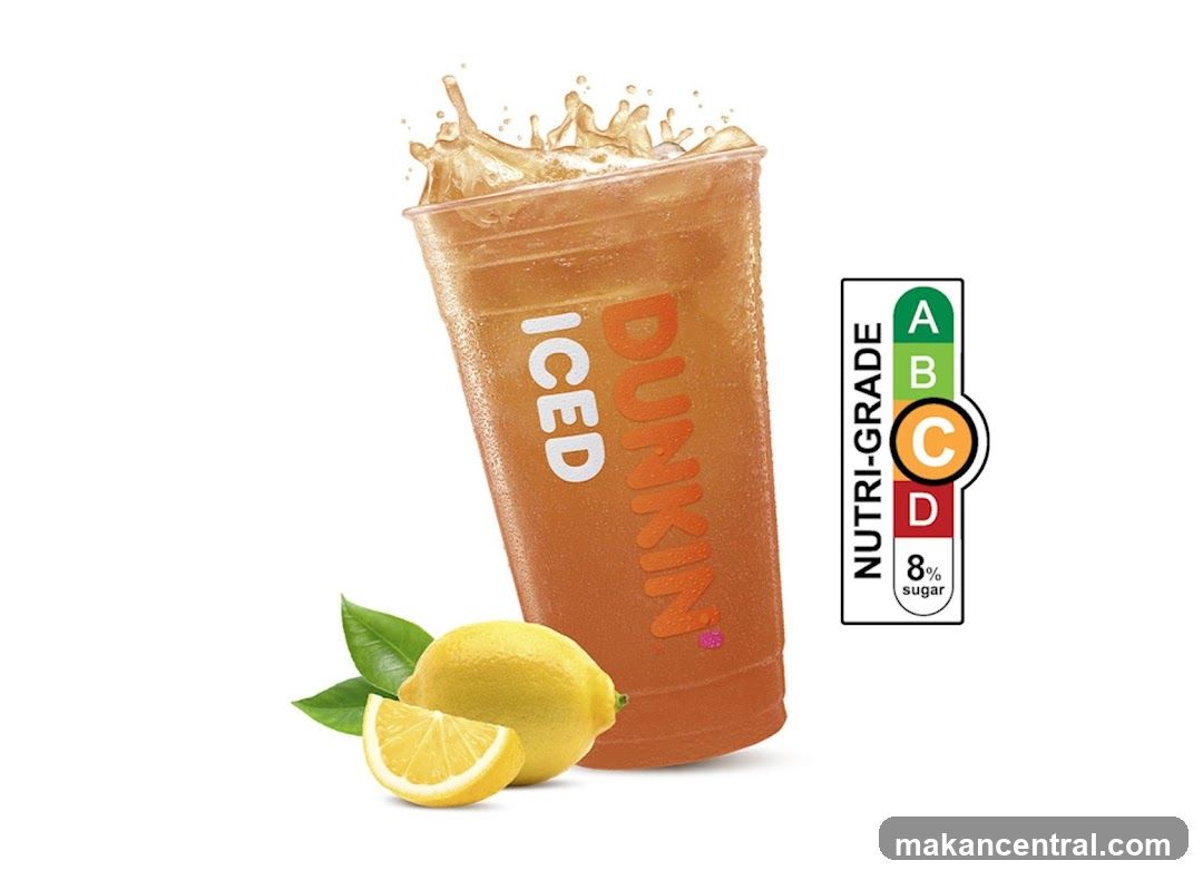 Dunkin' Iced Tea with Lemons