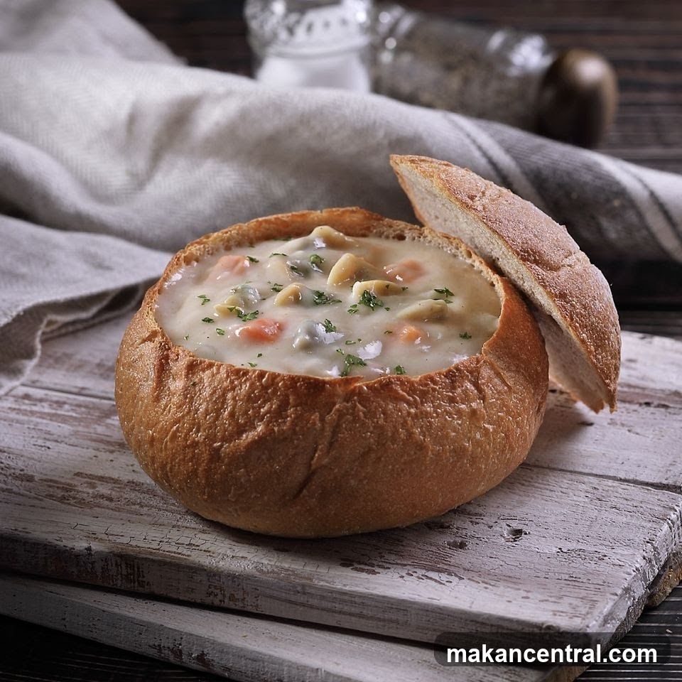 Soup in a Bread Bowl