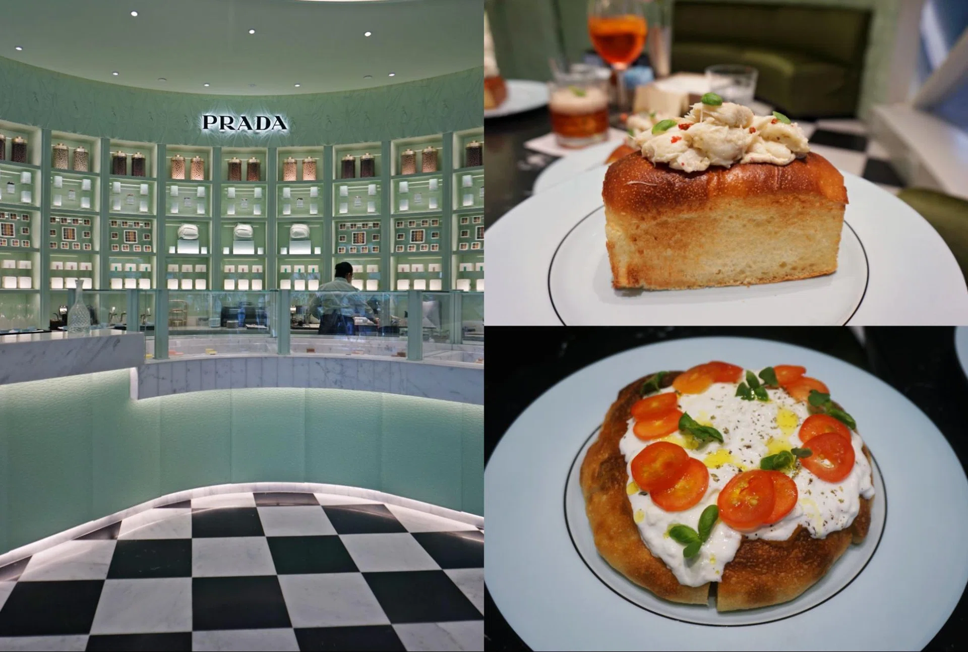 Prada Caffe ION Orchard Summer Menu: Crab Rolls, Matcha Cloud, Milan Panettone