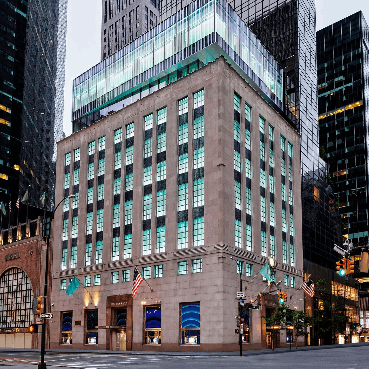 Tiffany and Co flagship store on Fifth Avenue in New York, the design reference for the renovated ION Orchard triplex