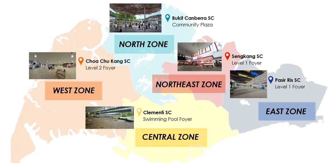 ActiveSG World Cup 2026 live screening schedule across five sport centres
